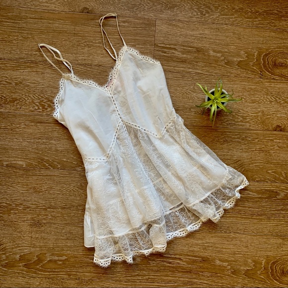 Victoria's Secret Other - NWOT White Lace Babydoll Victorias Secret Lingerie